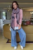 Made in Italy Conrad Body Skim Knit Jumper Rose Marl